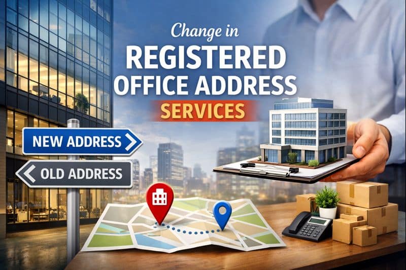 Change in Registered Office Address in SERVICES Delhi