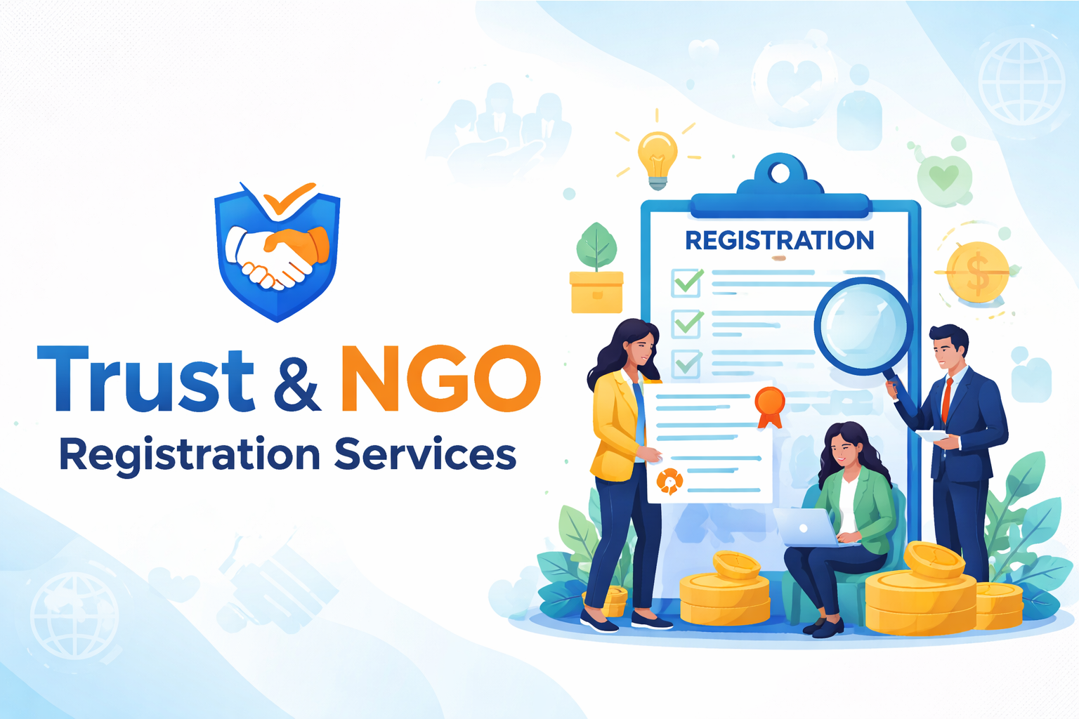 Trust & NGO Registration Services in Delhi